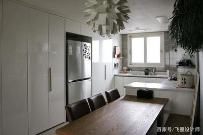 廚房冰箱中,將冰箱嵌入廚房墻壁如何?